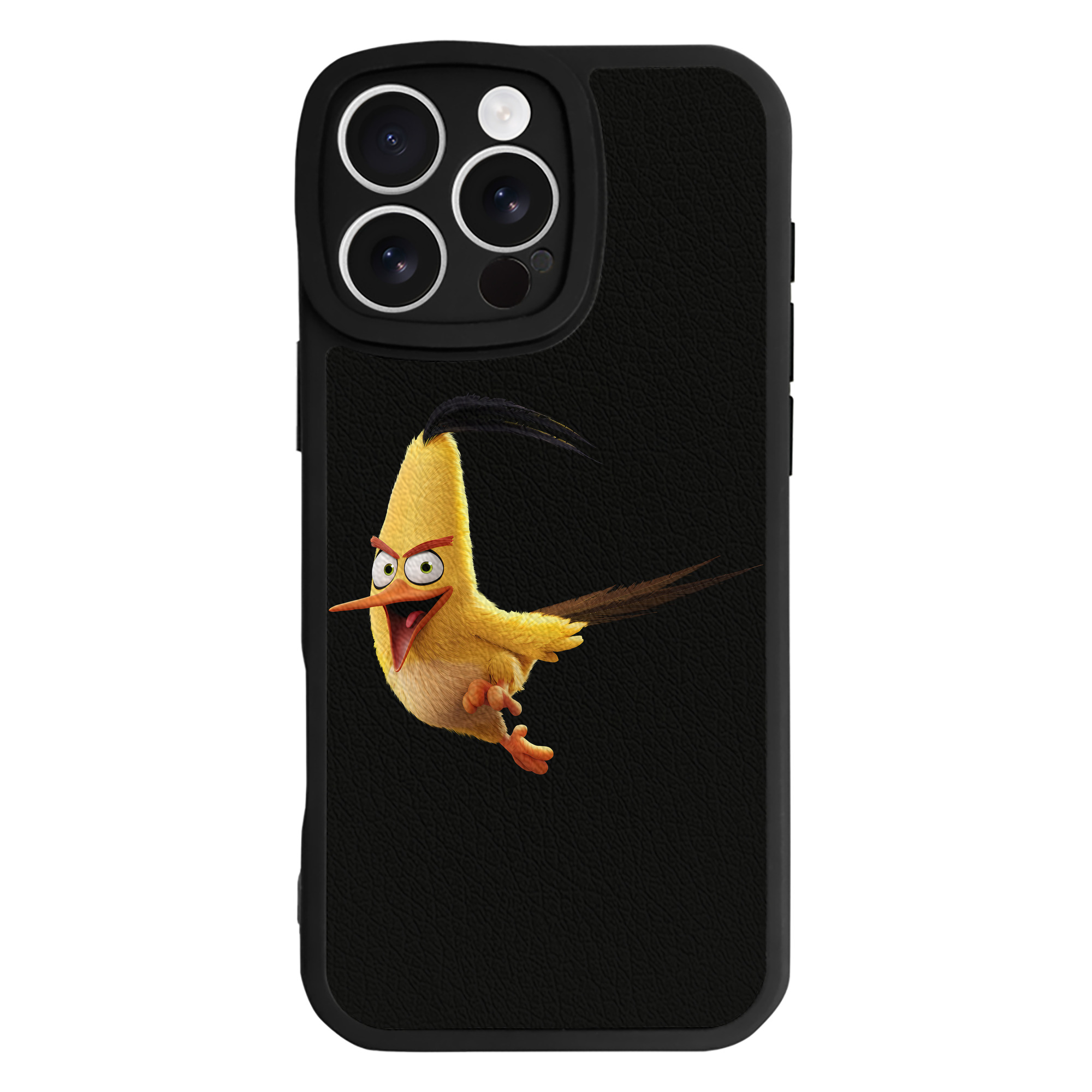 （画像用） Angry Birds アングリーバード 【iPhone 16シリーズ対応】シリコンスマホケース（レザー調） 材質：シリコン